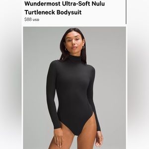 Lululemon NWT Wundermost Ultra-Soft Nulu Turtleneck Bodysuit